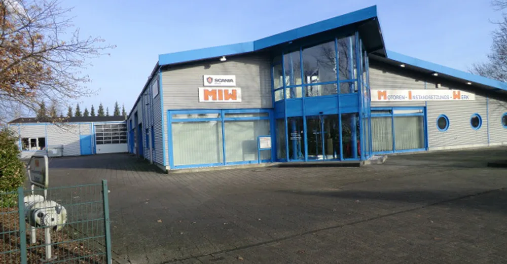 Betriebsgebäude der Motoren-Instandsetzungs-Werk GmbH am Nord-West-Ring in Zeven