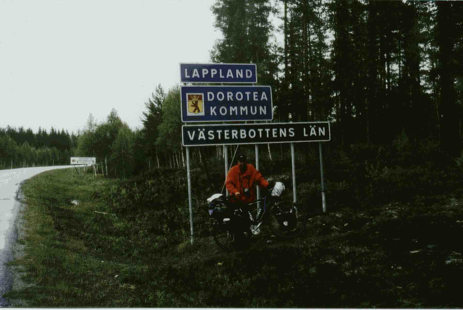 Lapplandgrenze – naß, aber glücklich