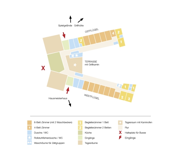 Lageplan Naturerlebnishaus am Buchenholz