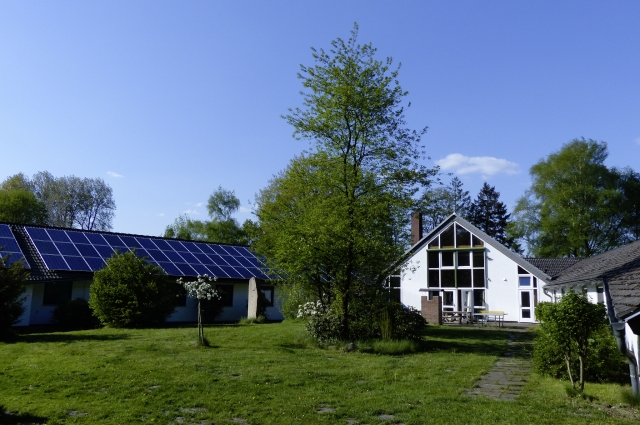 Innenhof des Naturerlebnishauses
